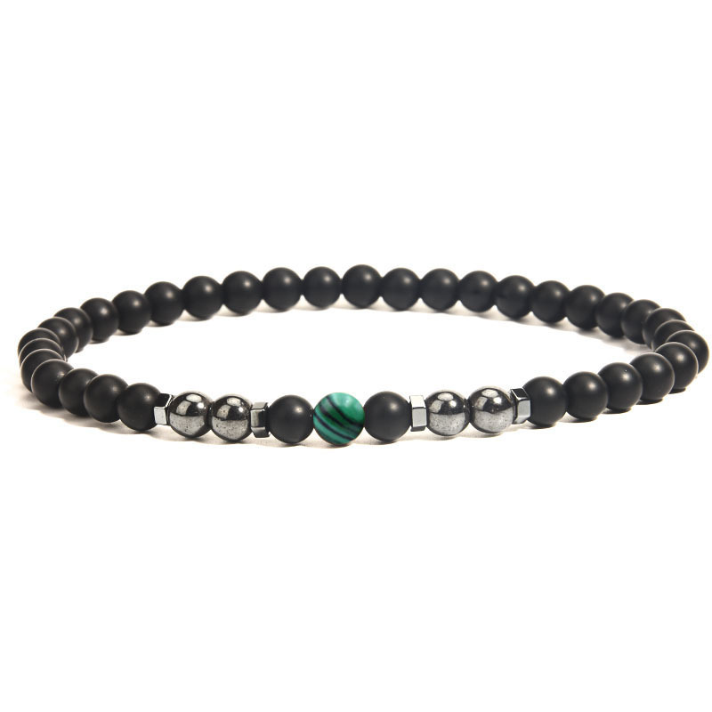 Dull polish bead, Tiger Eye Material Wholesale Jewelry Retro Classic Style Round Dull Polish Bead Tiger Eye Anklet