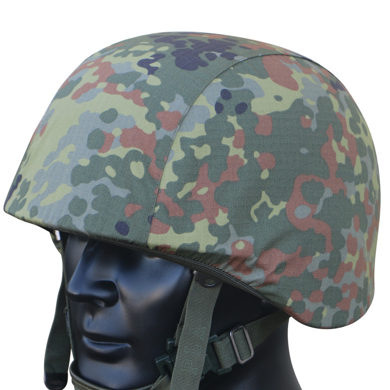 03 Kevlar casco nuevo camuflaje táctico cubierta de casco gancho elástico entrenamiento protector cubierta de casco de acero stock
