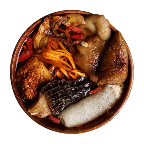 Mushroom soup bag wholesale Yunnan matsutake mushroom soup bag mushroom soup bag wholesale morel combination mushroom dry goods