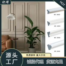 厂家批发pu线条轻奢法式客厅电视背景墙室内装饰仿石膏线雕塑角花