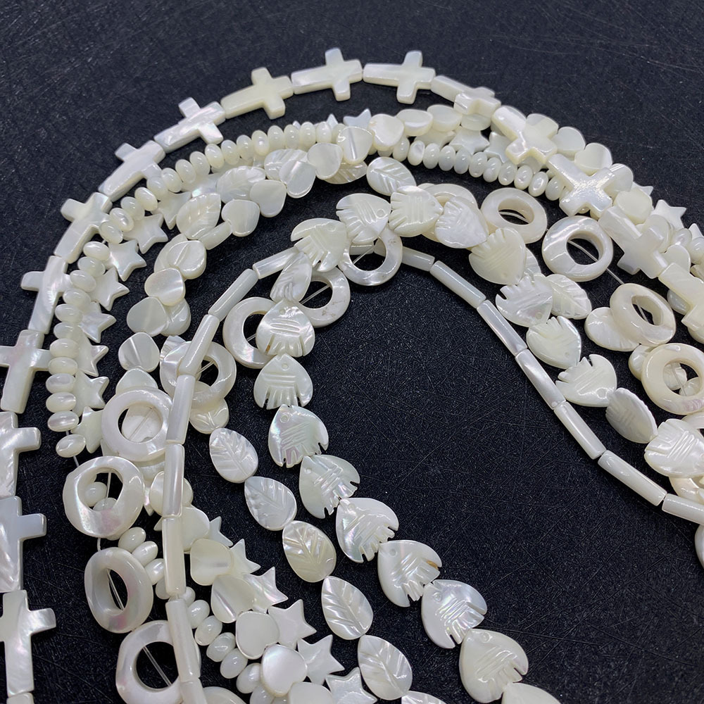 天然海水貝殻散珠白蝶貝彫刻珠diyアクセサリークロスボーダー専用即売販売品