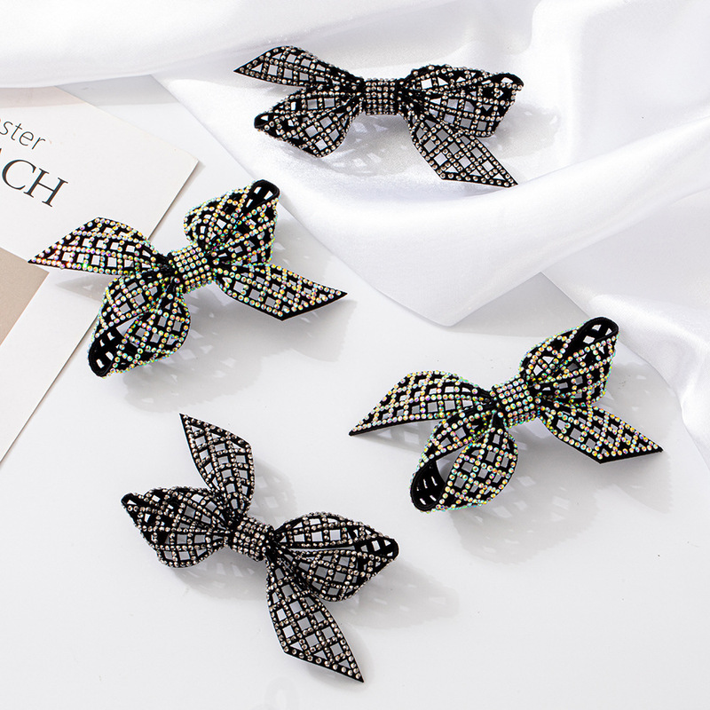 Lacelips Colorful Rhinestone Bow Hair Clip for Women, Hair Accessory, Hairpin, Hair Ornament, Hair Clip Card Lacelips Colorful Rhinestone Bow Hair Clip for Women, Hair Accessory, Hairpin, Hair Ornament, Hair Clip Card