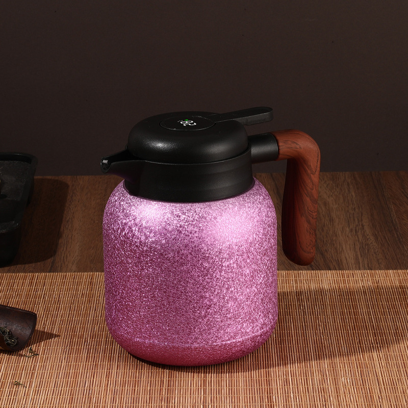 保温ポット軽チタンアルカリ水筒ハンドル付きコーヒーポット家庭用茶水分離退屈ポット煮込みティーポット保温カップ退屈|undefined