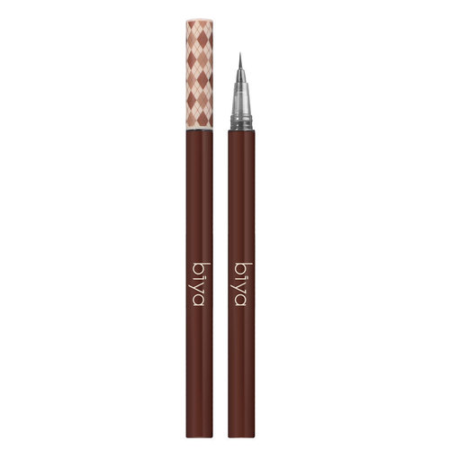 Biya water-proof eyebrow pencil is waterproof and sweat-proof, long-lasting and not easy to fade, natural wild eyebrow liquid ultra-fine eyebrow pencil makeup