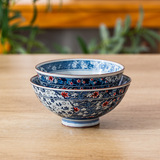 Япония импортированная японская стиль и животная керамическая рисовая чаша благоприятная сказочная карачная слива лягушательная лягушка глазированная родительская миска с высоким содержанием поднятой миски