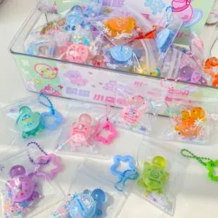 Светящаяся черепаха Sanrio DIY украшение слепой пакет