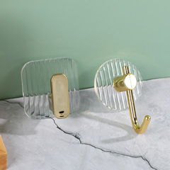 New light luxury acrylic hooks bathroom without drilling adhesive hooks bathroom door back kitchen coat hanger wholesale