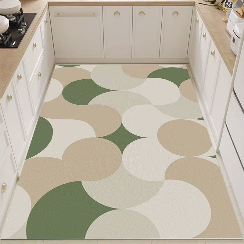 Alfombrilla especial para cocina, impermeable y a prueba de aceite, pvc, tapete de cuero para el hogar, tapete antideslizante y antisucio para el vestíbulo