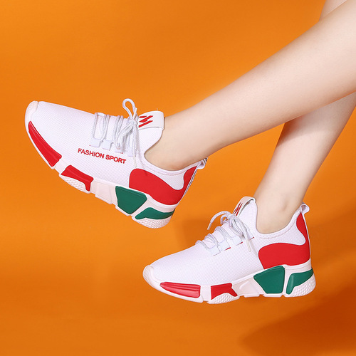 Spring and summer new dance shoes, women's square dance shoes, soft-soled shuffle dance shoes, adult dance shoes, Lycra dance shoes