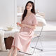 Pajamas women's spring and summer court style short sleeve suit loose princess style comfortable outerwear home wear cotton nightdress