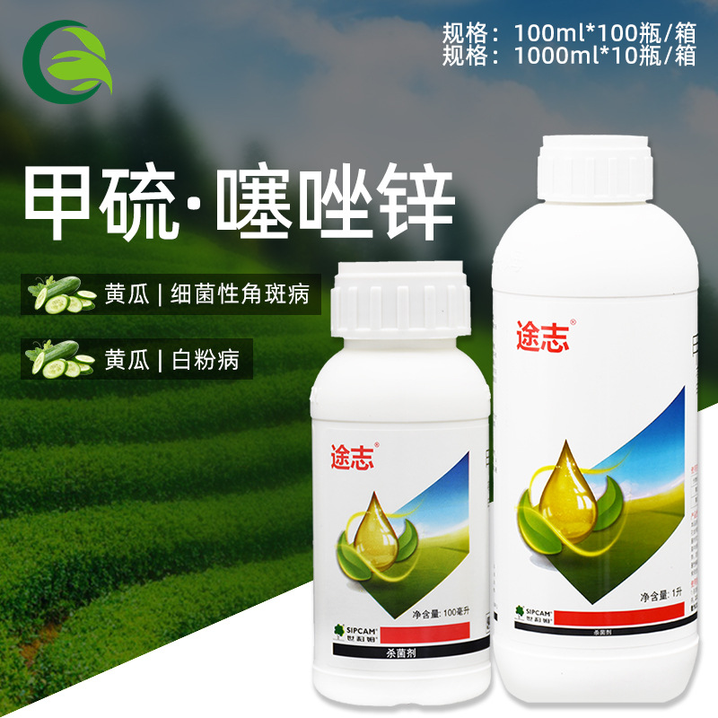 世科姆途志 40%甲硫·噻唑锌黄瓜白粉病细菌性角斑病农用杀菌剂