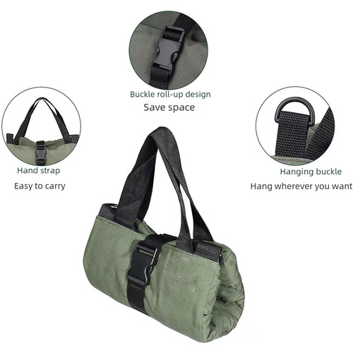 Car Tool Kit Multi-functional Seat Bag Electric Repair Tool Bag Foldable Tool Roll Bag Hardware Bag