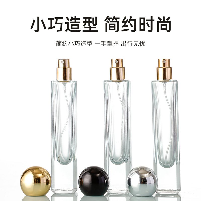 新しい高品質ガラス香水ボトルファインミストスプレーボトル 30ml50ml100ml ガラスボトル卸売|undefined