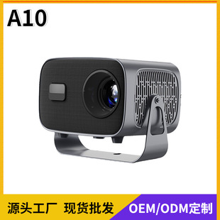 Popular A10 Android Projector 360-Degree Rotating Projection 4K High-Definition Smart Projector Cross-Border Wireless Wifi