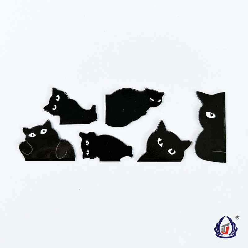 黒猫かわいい磁気しおり猫愛好家ギフトしおり学生教師学校家庭黒猫ギフトしおり|undefined