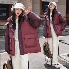 清仓初中女生冬季羽绒服加厚少女2025新款大童高中学生白鸭绒外套