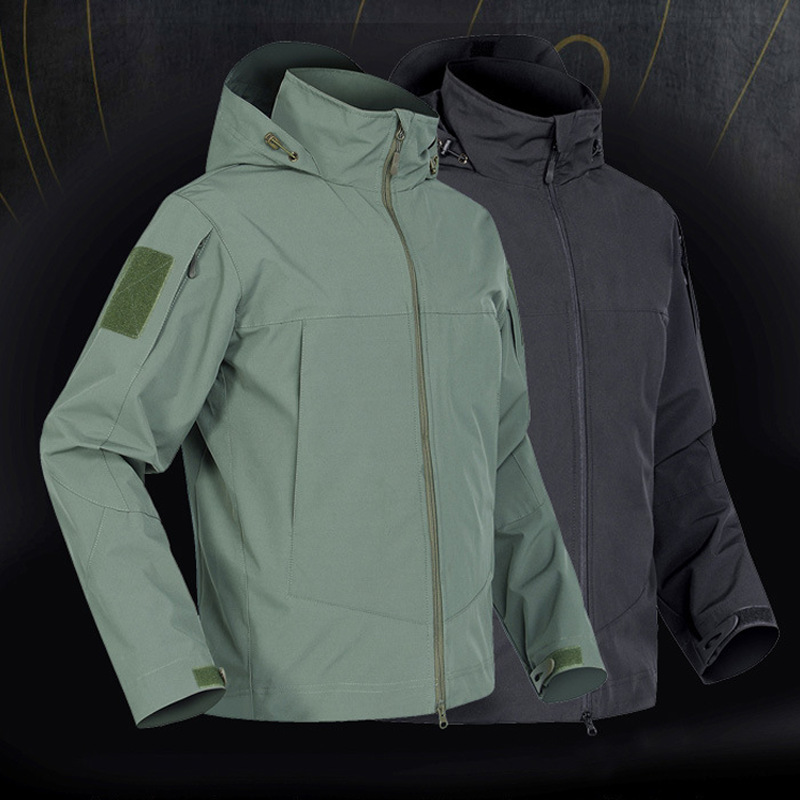 Primavera y otoño al aire libre vestir de asalto pareja de camisa táctica de caparazón suave ropa de montaña turismo de montaña ropa deportiva delgada