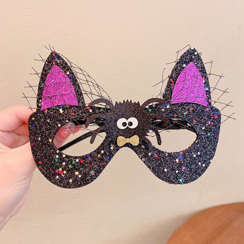 Holiday Funny Glasses Frame Children's Halloween Dress Up Ornaments Pumpkin Bat Horror Party_voghion.com