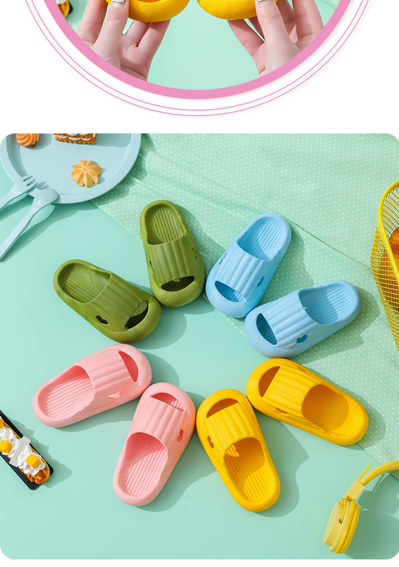 Per bambini Pantofole per bambini Scarpa per bambini Pantofole estive per la casa Pantofole con suola morbida per cartoni animati Slip comode_voghion.com