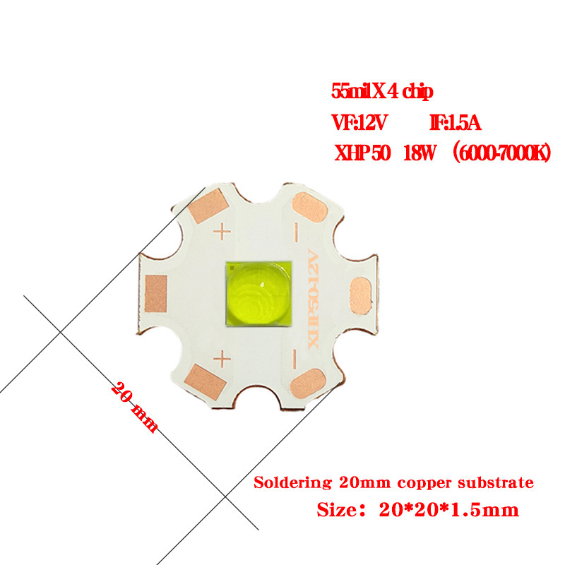 Dc 3v/6v/12v xhp 50電球t 6 xhp 70電球xhp 90 led 18-40w強光懐中電灯|undefined