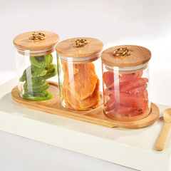 Retro transparent glass jar products AliExpress glass sealed jar small gold bean container display storage bottle