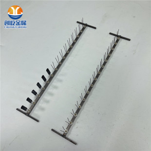 Hand Spray Clamp Hole Fixture with Steel Wire Electroplated Spray Steel Wire Hanging Tool I-shaped 500 with 15 1.2V Wire