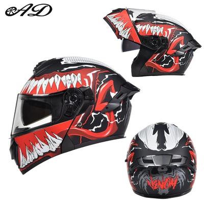 Motorcycle Safety Supplies – and Women's Winter Motorcycle Safety - new-venom-3c-certification-class-a-hd-mirror-m-suitable-for-head-circumference-57-58