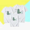 Comb with cotton-two dinosaurs