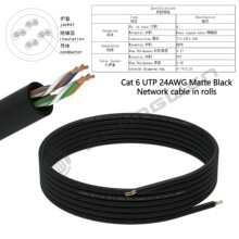 ��Ҏ��24AWG��W�j��ĥɰ��ɫ4�����~���wCAT6�������;W��