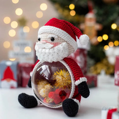 Christmas Knitted Candy Jar Dolls  圣诞针织糖果罐娃娃