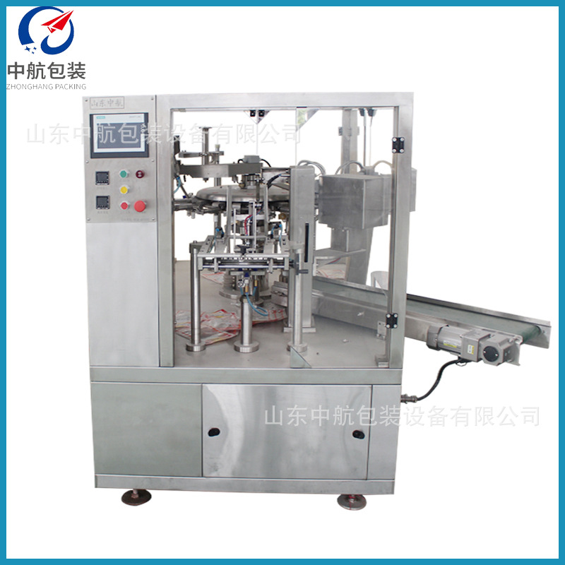 给袋式酱料包装机 自动计量液体包装机 粉剂自动计量给袋式包装机