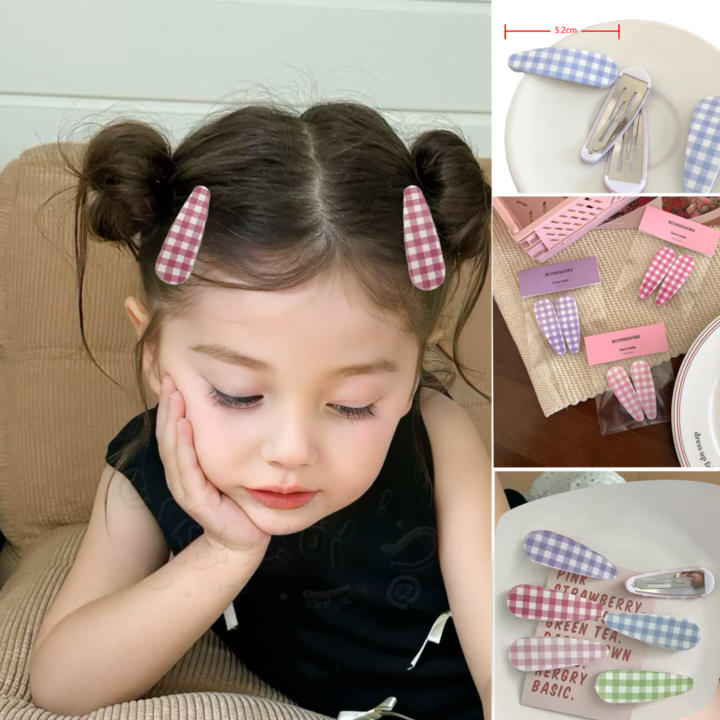Factory Direct Sales New Hair Clips and Accessories, Sweet and Cute Side Clips, Girly Bb Clips, Hair Clips for Stray Hair, Wholesale Hair Clips