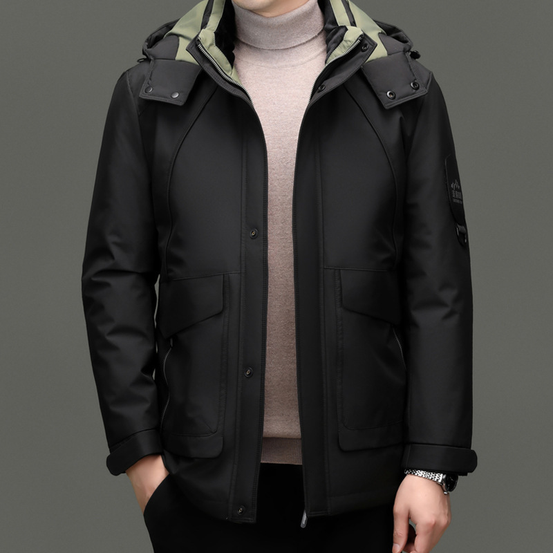 Fashionable winter solid travel velvet down jacket for leisure