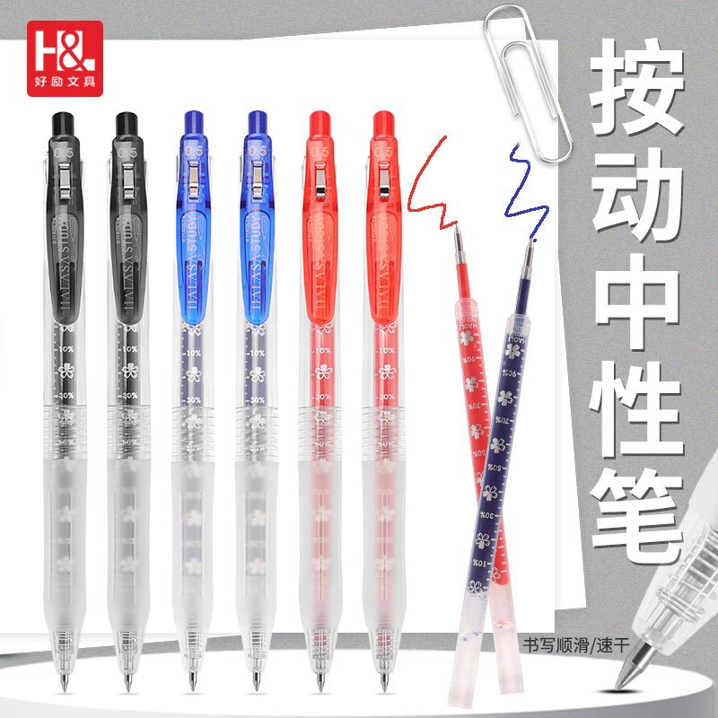 Quick dry black rollerball pen