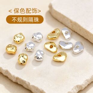 ��ɫ14K��Ҏ�t���θ��� ��͹�N�y��ʯɢ�� DIY ������ֹ�