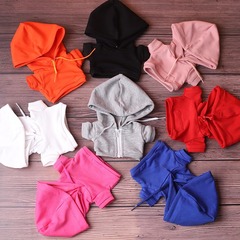 20 cm baby clothes star same style hooded sweatshirt 10 cm cotton doll clothes 15 cm doll sweatshirt