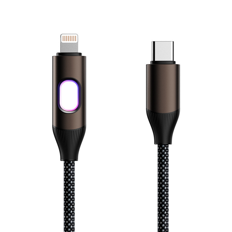 中空カラフルな呼吸ライトデータケーブル Type-C Apple 16 Huawei Xiaomi 携帯電話 PD データ高速充電ケーブルに適しています|undefined