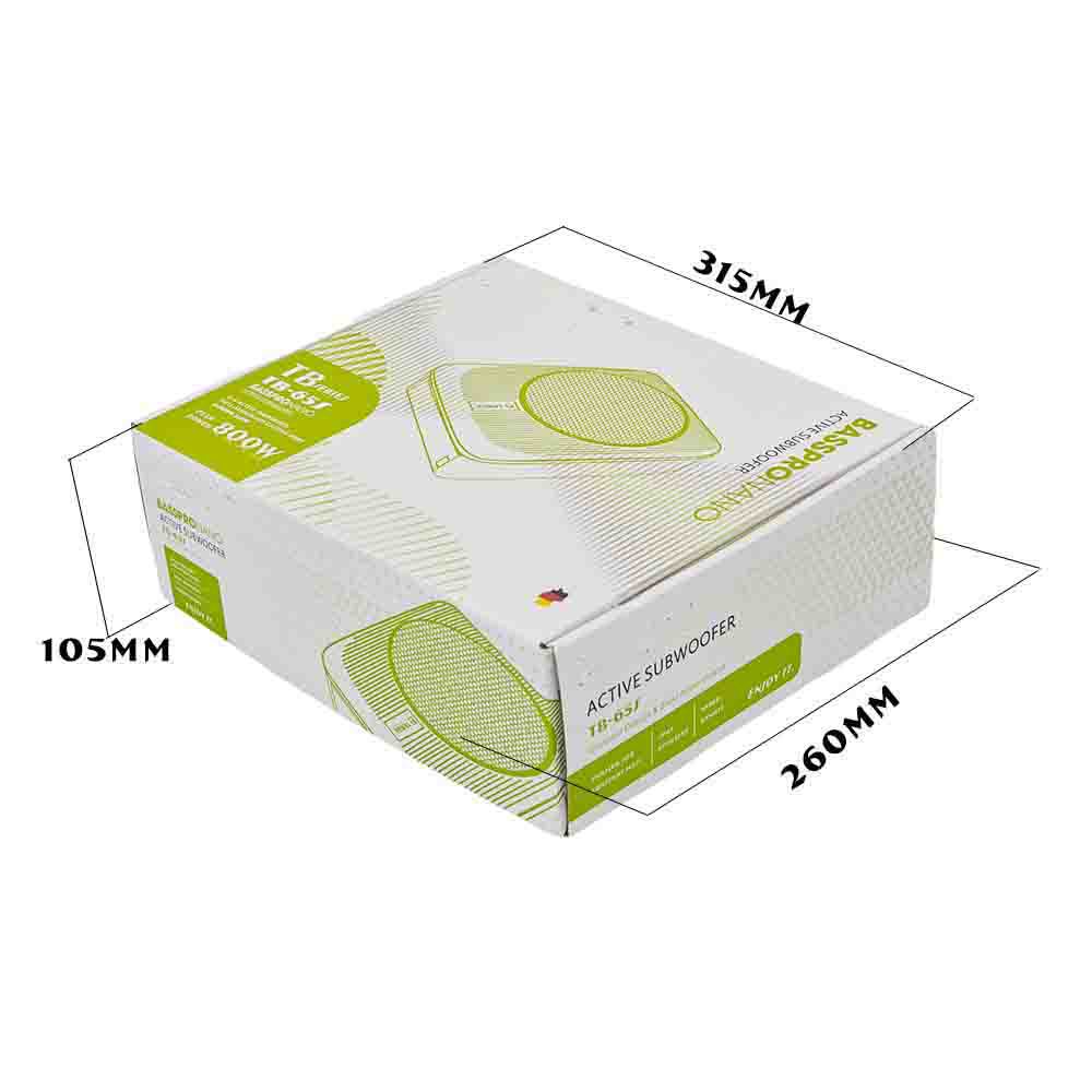 Manufacturer Car Audio Ultra-Thin Subwoofer 6.5inch Seat Audio Modification 12V800W High Power Car