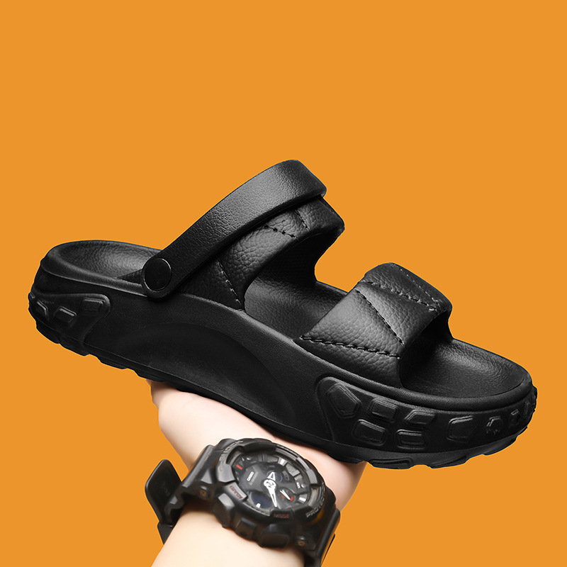 Nuevas zapatillas transfronterizas para niños, zapatos de jardín EVA de alta elasticidad, sandalias de playa de verano, sandalias para padres e hijos, zapatos con agujeros al aire libre