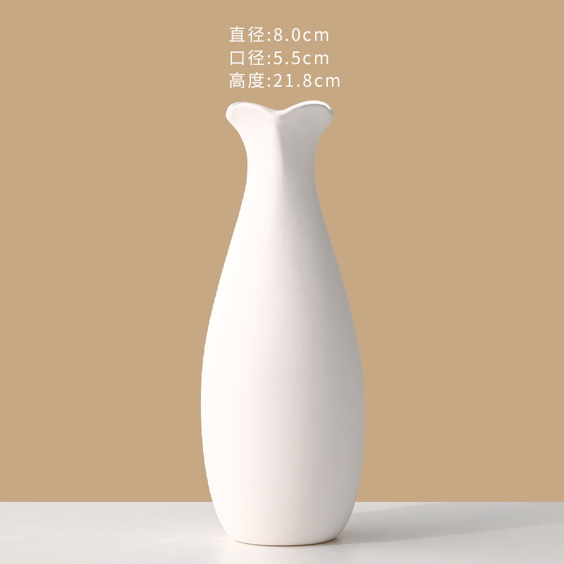 Jarrón de cerámica en blanco simple bricolaje blanco embrión bajo vidriado pintura de color sin yeso pintura de la mano de los niños de cerámica en blanco liso envío gratuito