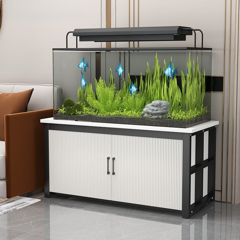 Fish Tank Rack with Base Cabinet Multi-Layer Steel Frame Fish Tank Cabinet Load-Bearing Household Aquarium Base Living Room Small and Medium Fish Tank Cabinet