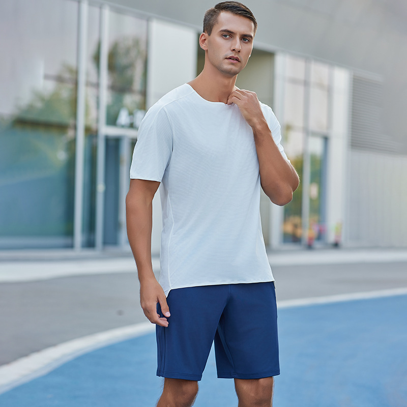2026 ropa deportiva seca de velocidad hombres delgados atletismo manga corta elástica de gran tamaño presión pegamento Fitness carrera de manga corta hombres