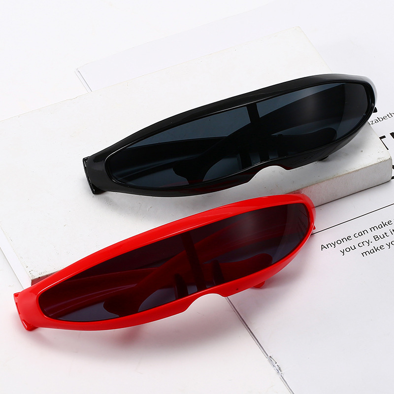 Cross-Border Fashion X-Men Personalized Sunglasses Cross-Border Laser Glasses Space Robot One-Piece Lenses