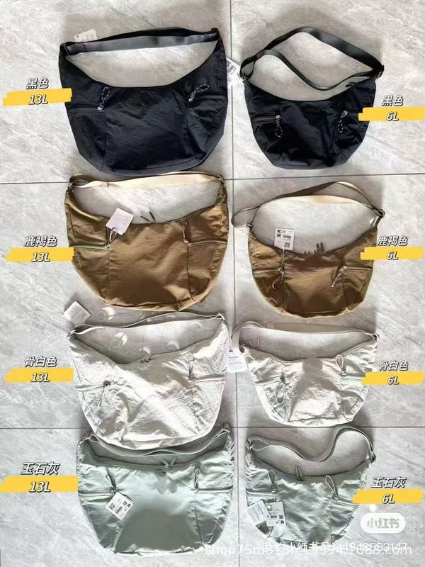 25 Lujia 新しいバッグ餃子バッグクロワッサンフィットネスヨガバッグシングルショルダークロスボディバッグ女性のポータブル脇の下バッグ|undefined