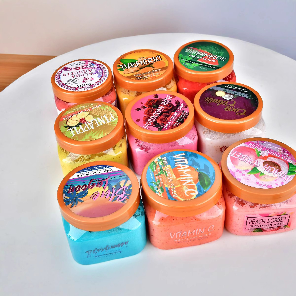 Exfoliante de sal de azúcar exfoliante de azúcar, fragancia hidratante y suave, suaviza la piel de pollo cachonda, sal de baño suave y no irritante