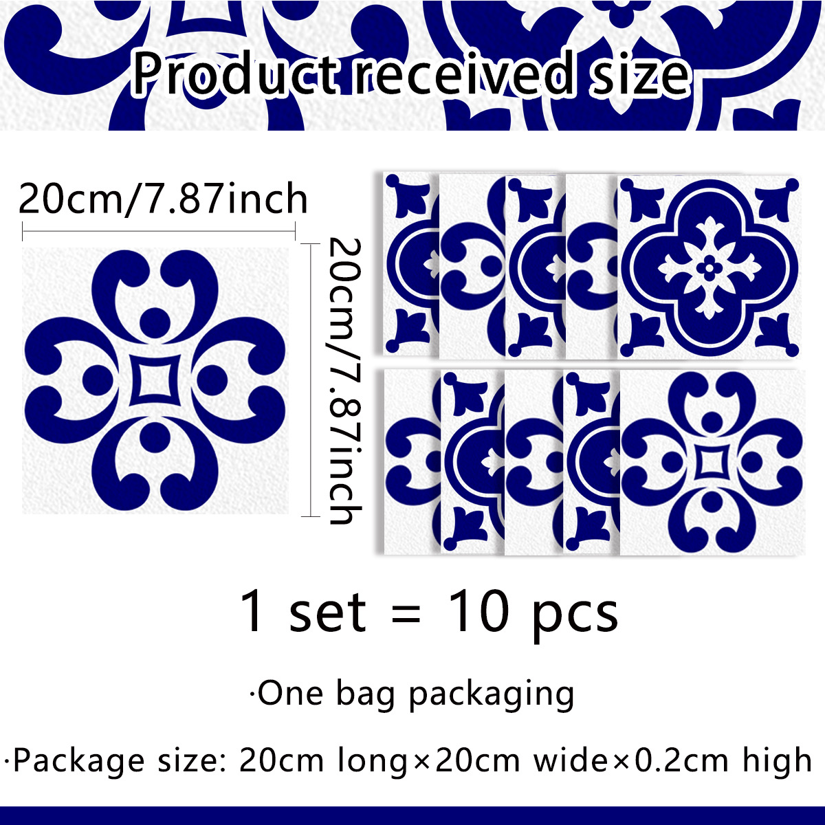 ACZ2006（20*20cm*10pcs）