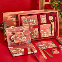 中国风笔记本礼盒古风手账本套装日记本老师学生文一件代发