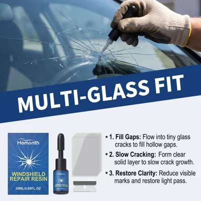 Enhance Clarity, Auto glass repair liquid