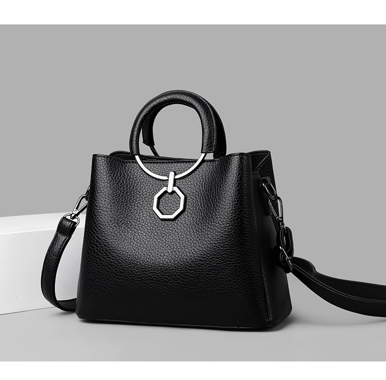 Women's bag elegant middle-aged women's mother bag versatile elegant multi-layer crossbody large capacity handbag_voghion.com