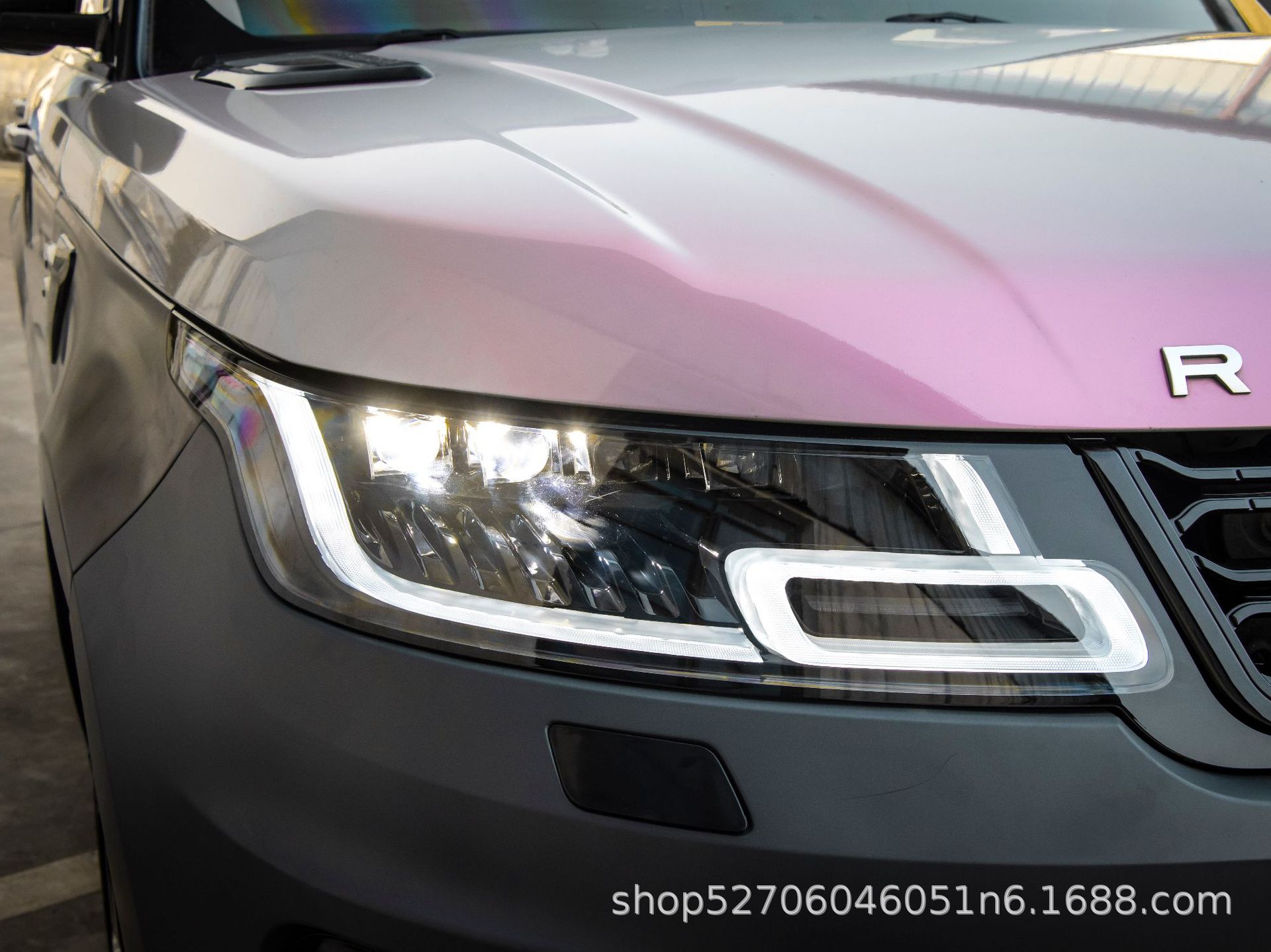 Suitable for 15-17 Land Rover Range Rover Sport Models Modified to 18-22 Svr Old-To-New Front Bumper Surround Kit